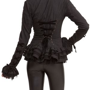 Spin Doctor Florence Jacket corset Ruffle lace